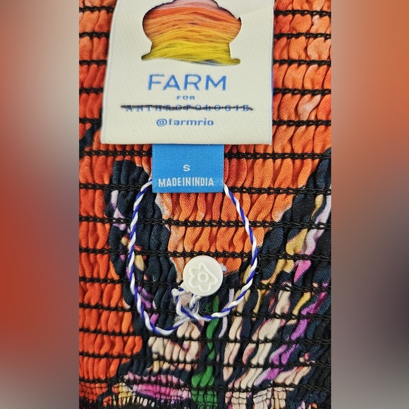 Farm Rio Halter Cover-Up Maxi Dress NWOT - Picture 7 of 7